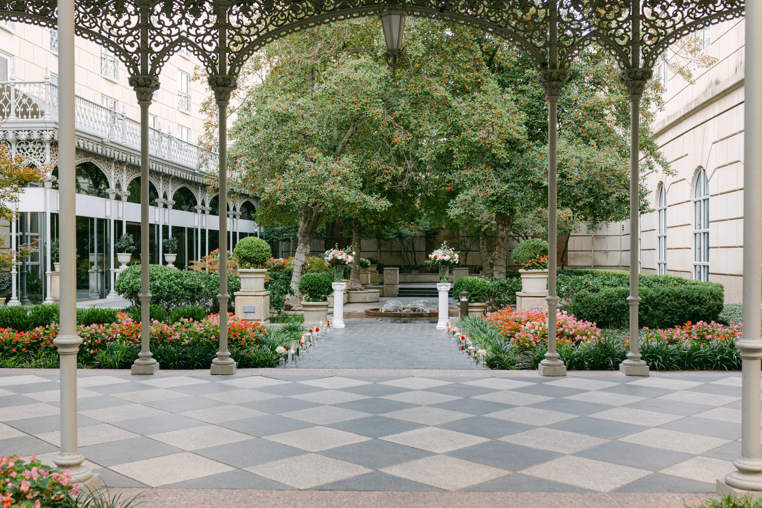 Proposal at the crescent hotel in dallas