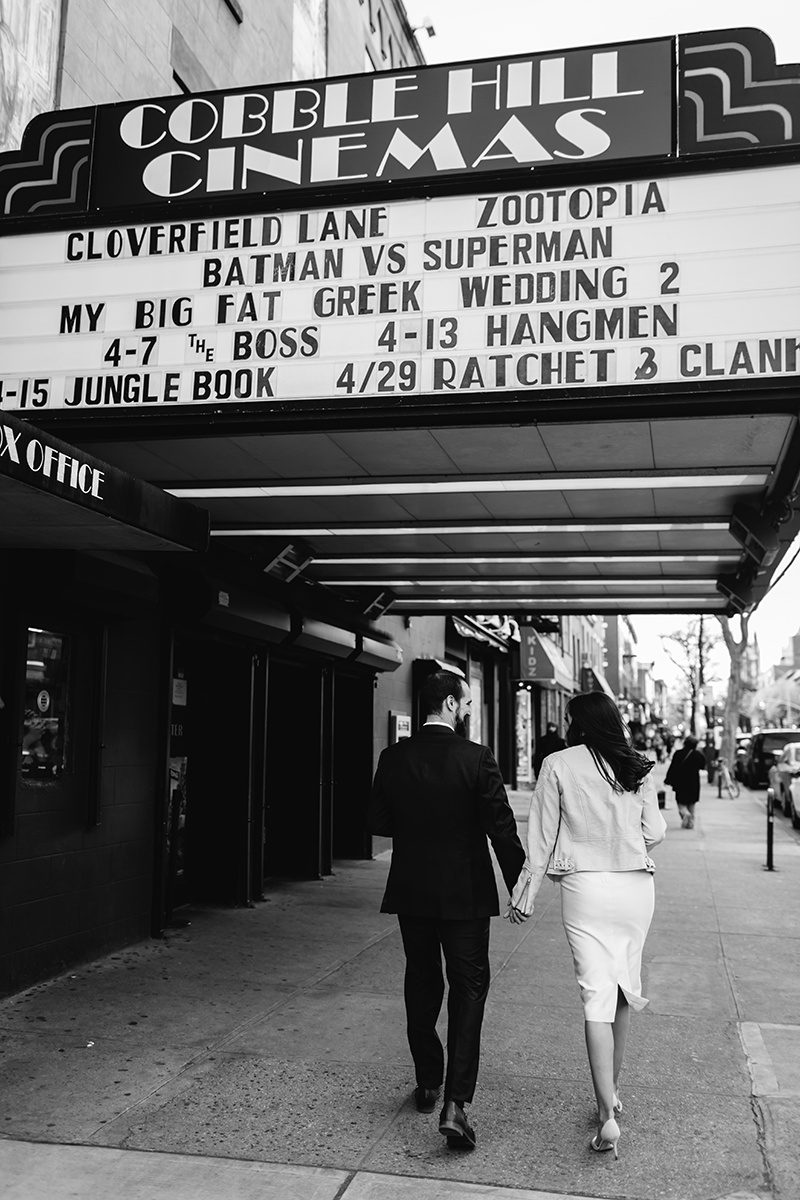 cobble hill engagement photos