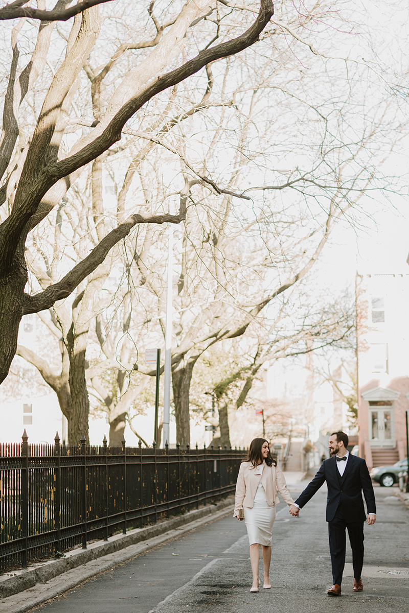cobble hill engagement photos