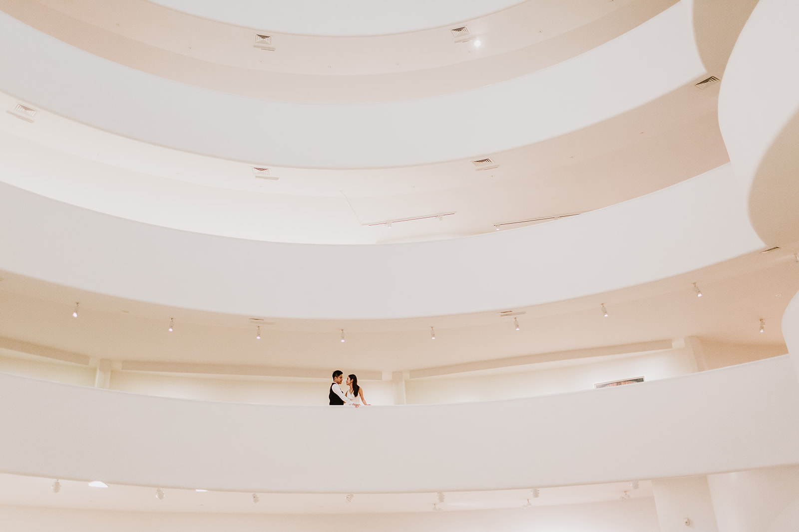 guggenheim museum engagement photos