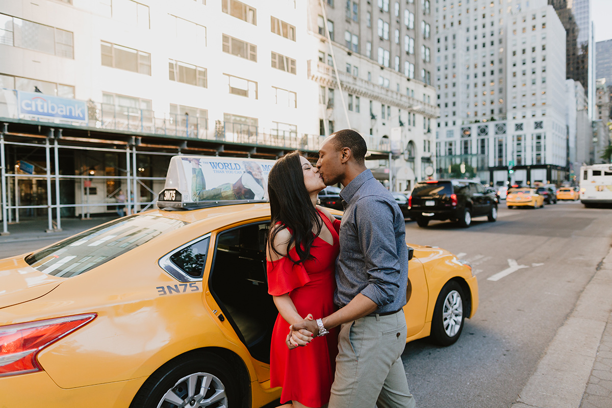 meatpacking district engagement photos