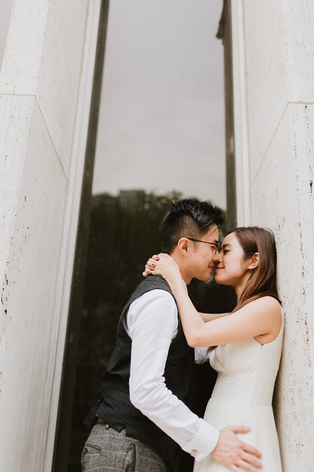 guggenheim museum engagement photos