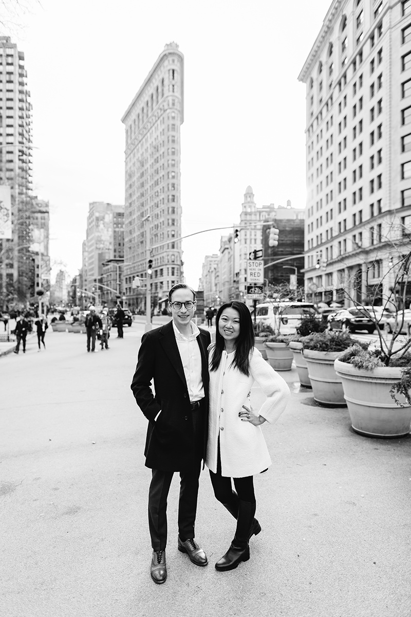 flatiron building engagement photos