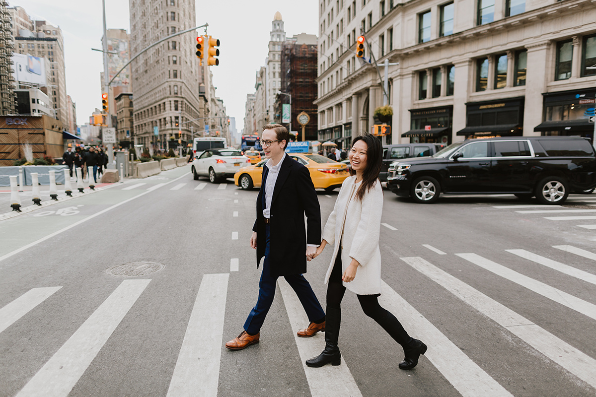 flatiron building engagement photos