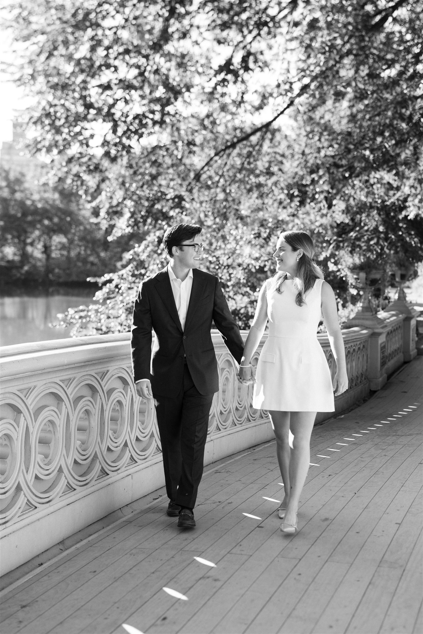 bow bride engagement pictures