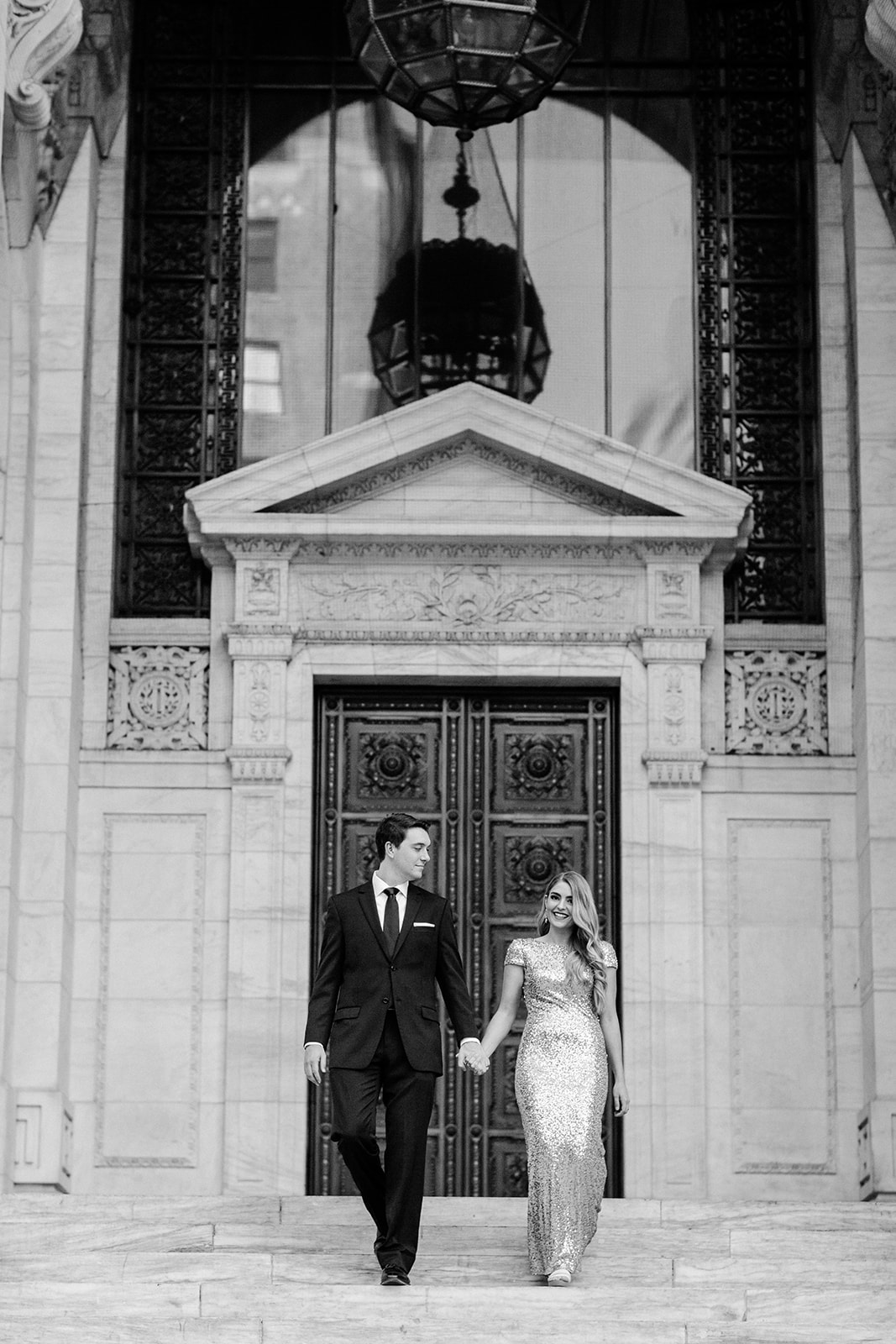 new york public library engagement photos