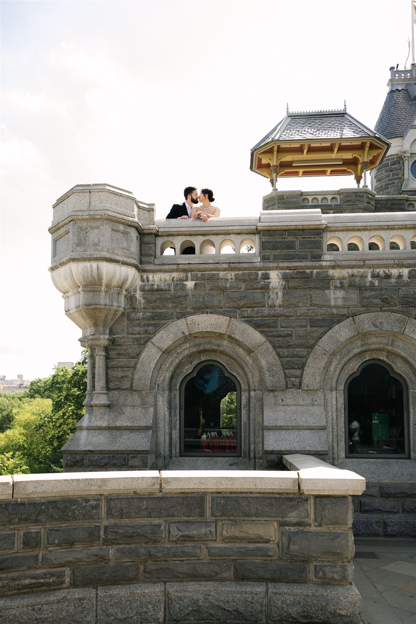 Belvedere castle engagement photos