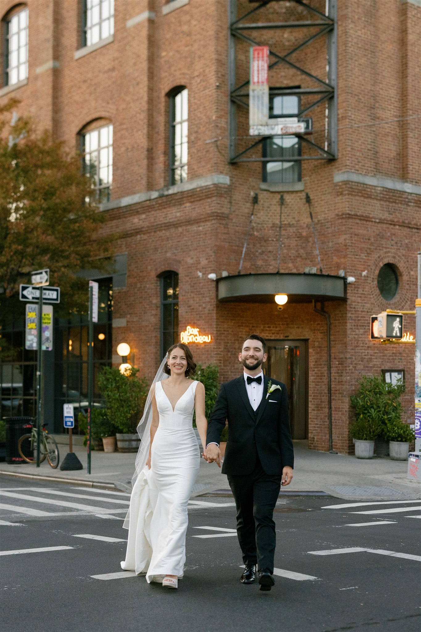 documentary bride and groom portraits after their wedding ceremony