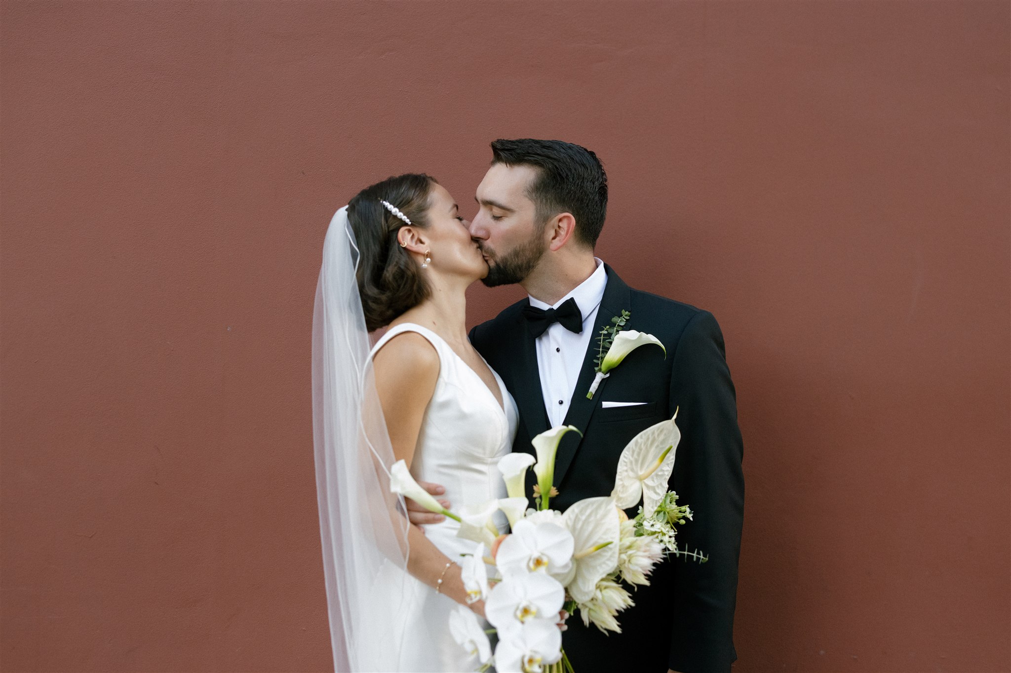 documentary bride and groom portraits after their wedding ceremony