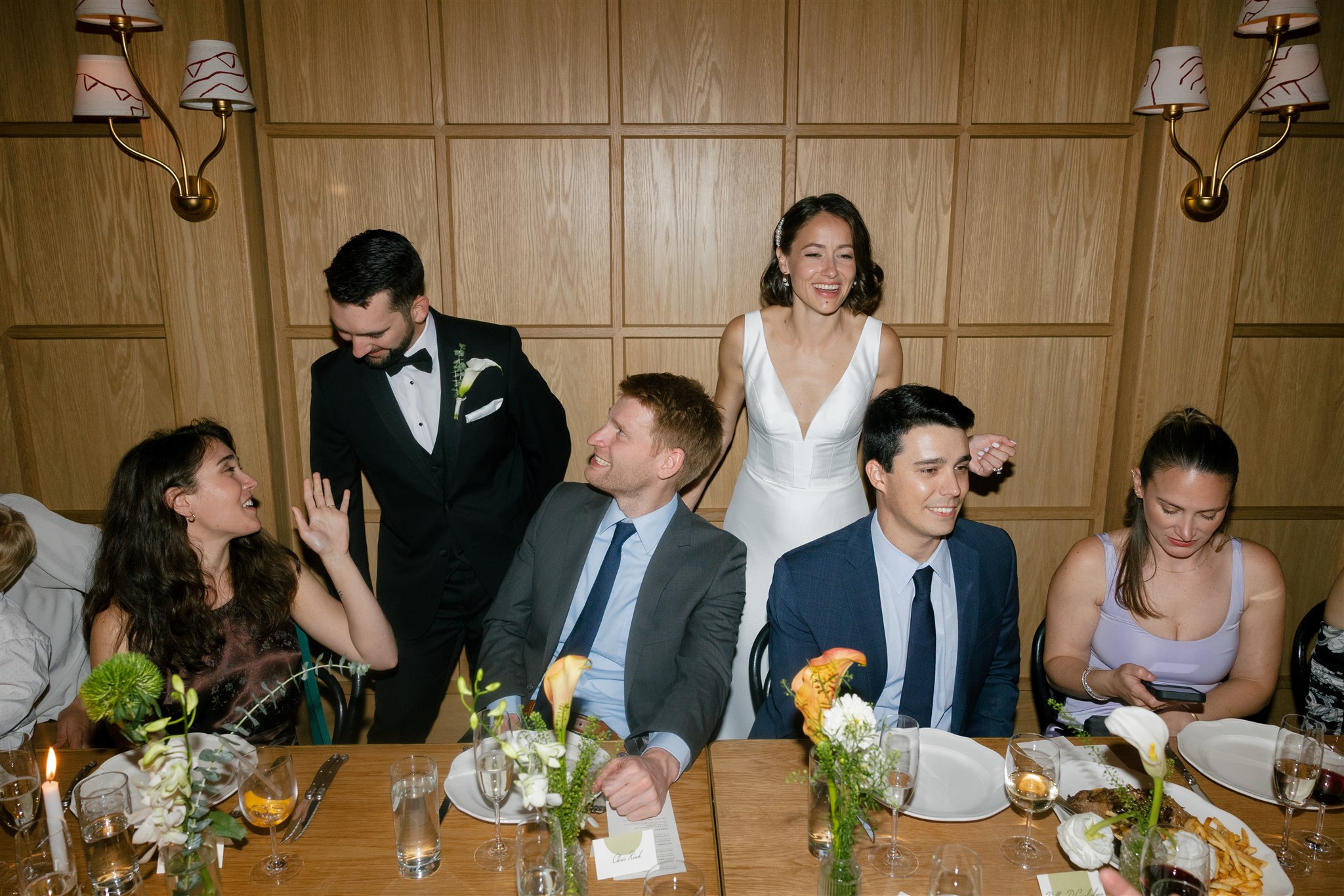 wedding reception at the wythe hotel in brooklyn nyc