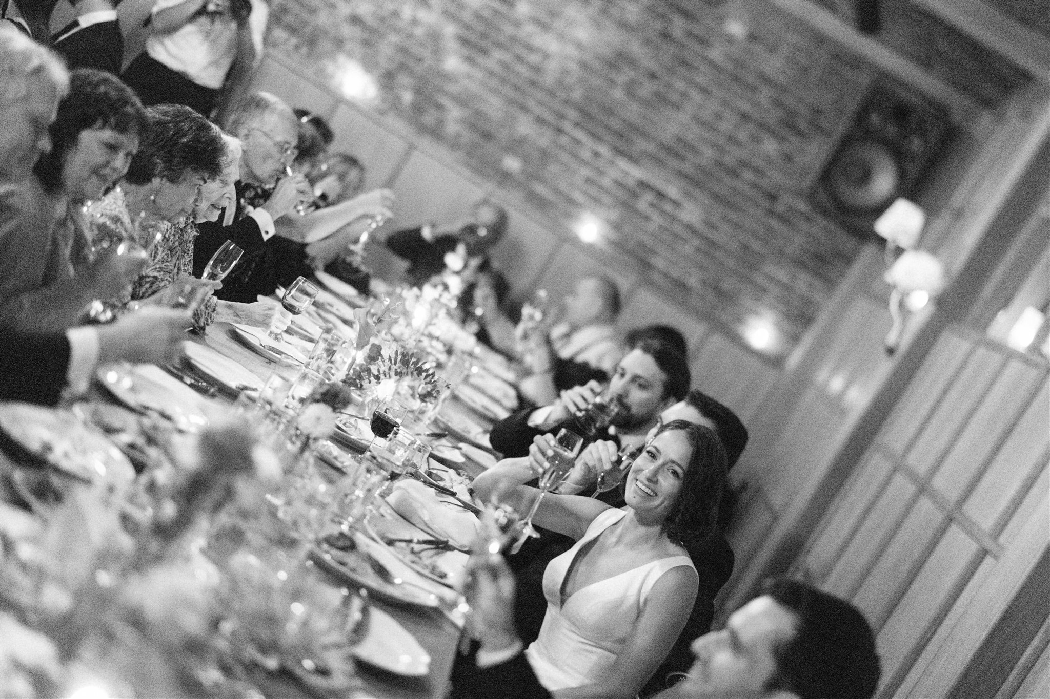 wedding reception at the wythe hotel in brooklyn nyc