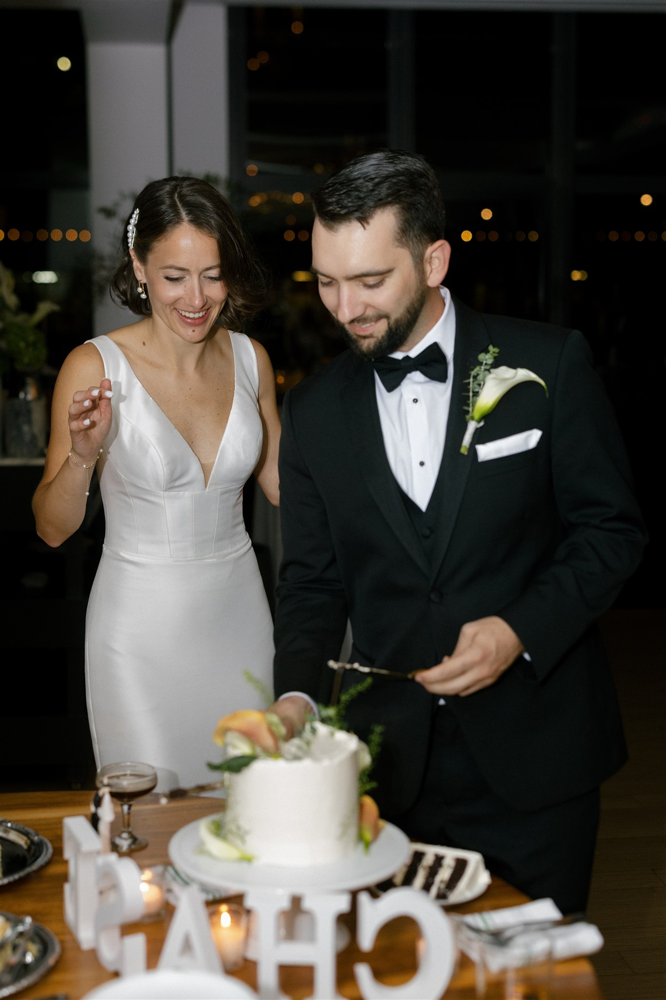 wedding reception at the wythe hotel in brooklyn nyc