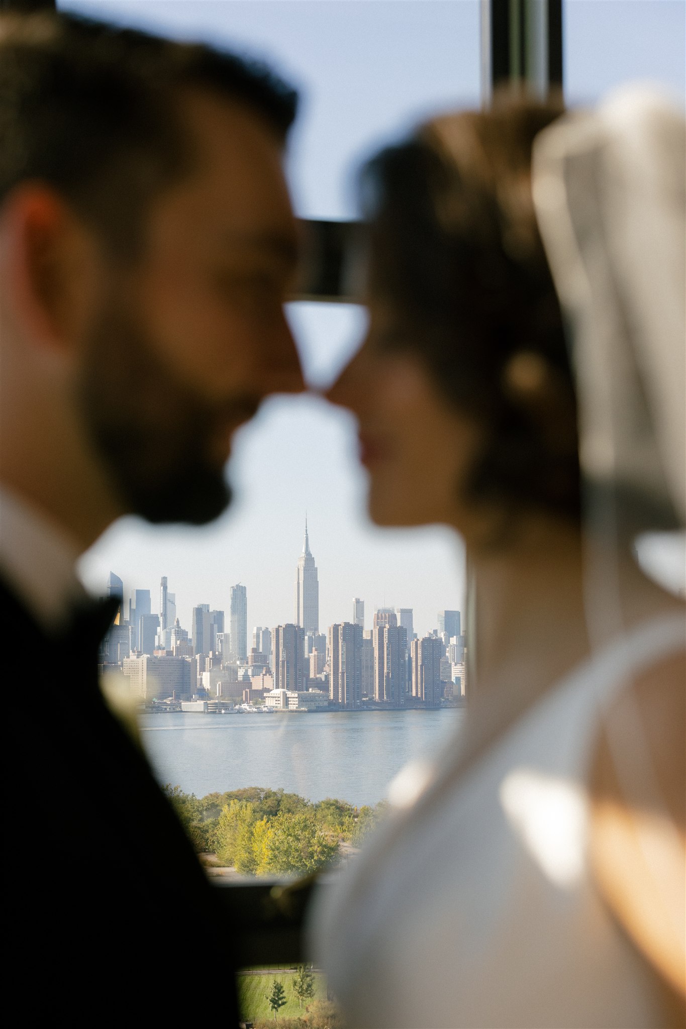 bride and groom portraits at the wythe hotel in brooklyn nyc