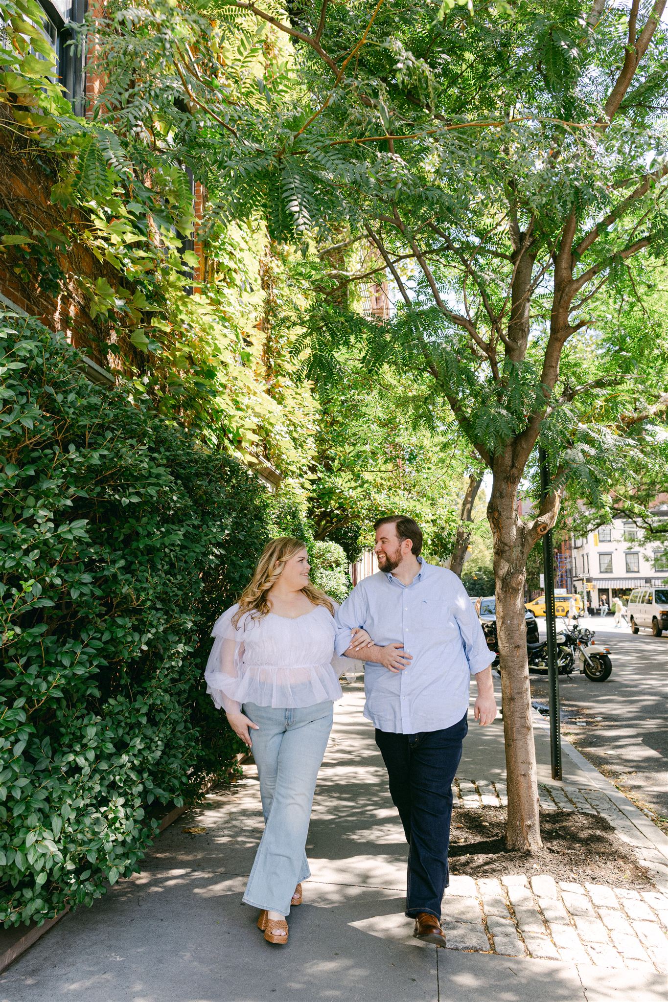 west village nyc engagement photos