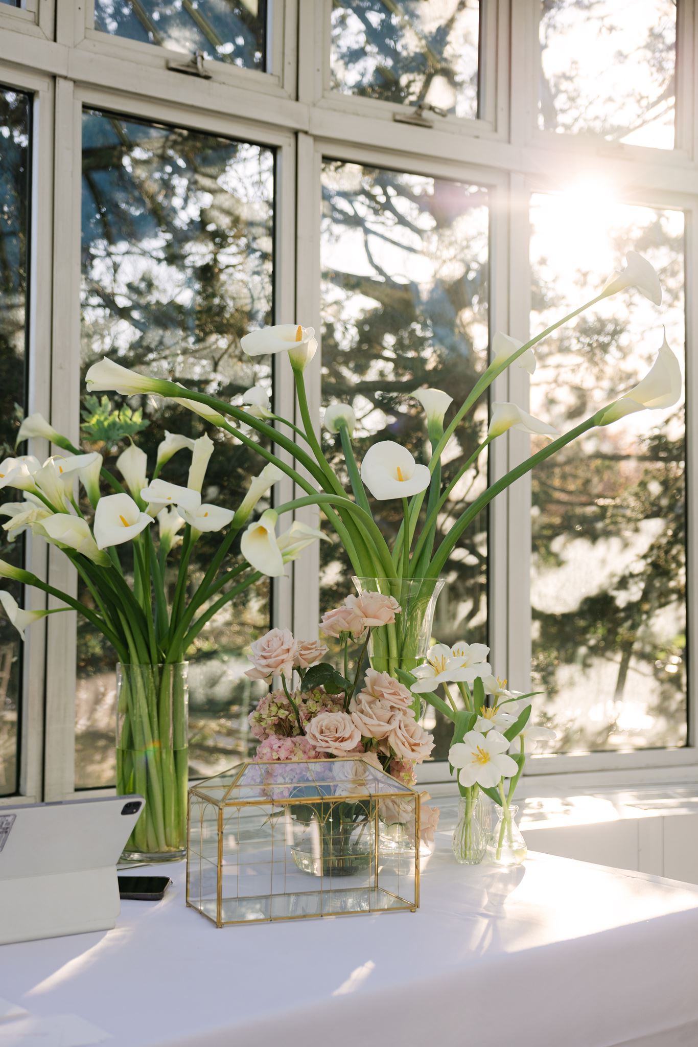 Wedding reception at brooklyn botanic garden