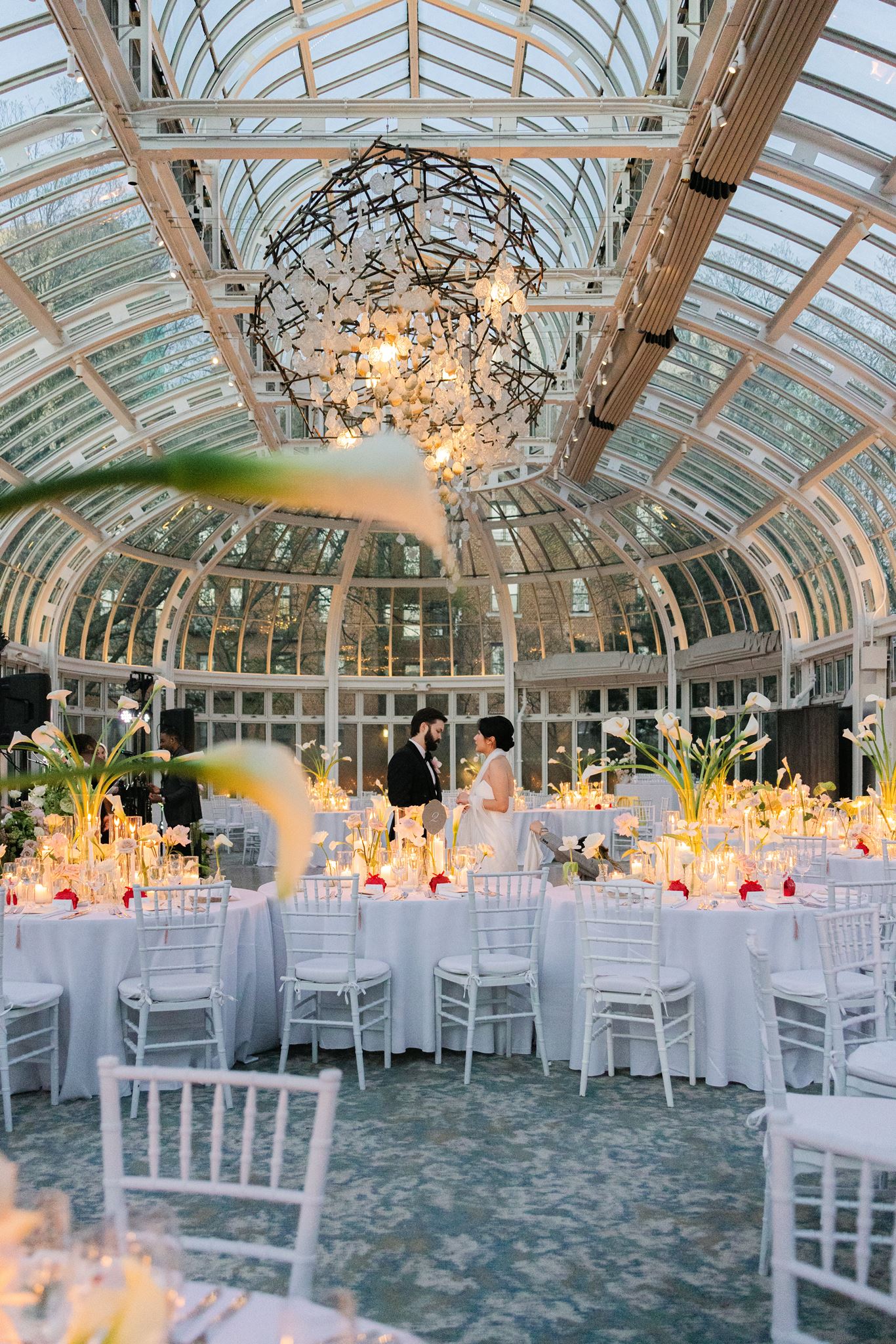 Wedding reception at brooklyn botanic garden