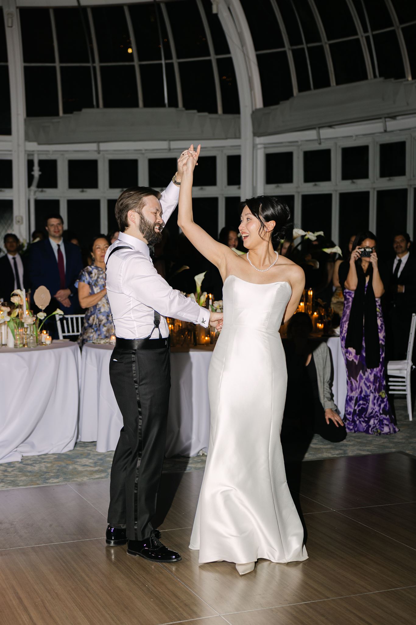 Wedding reception at brooklyn botanic garden