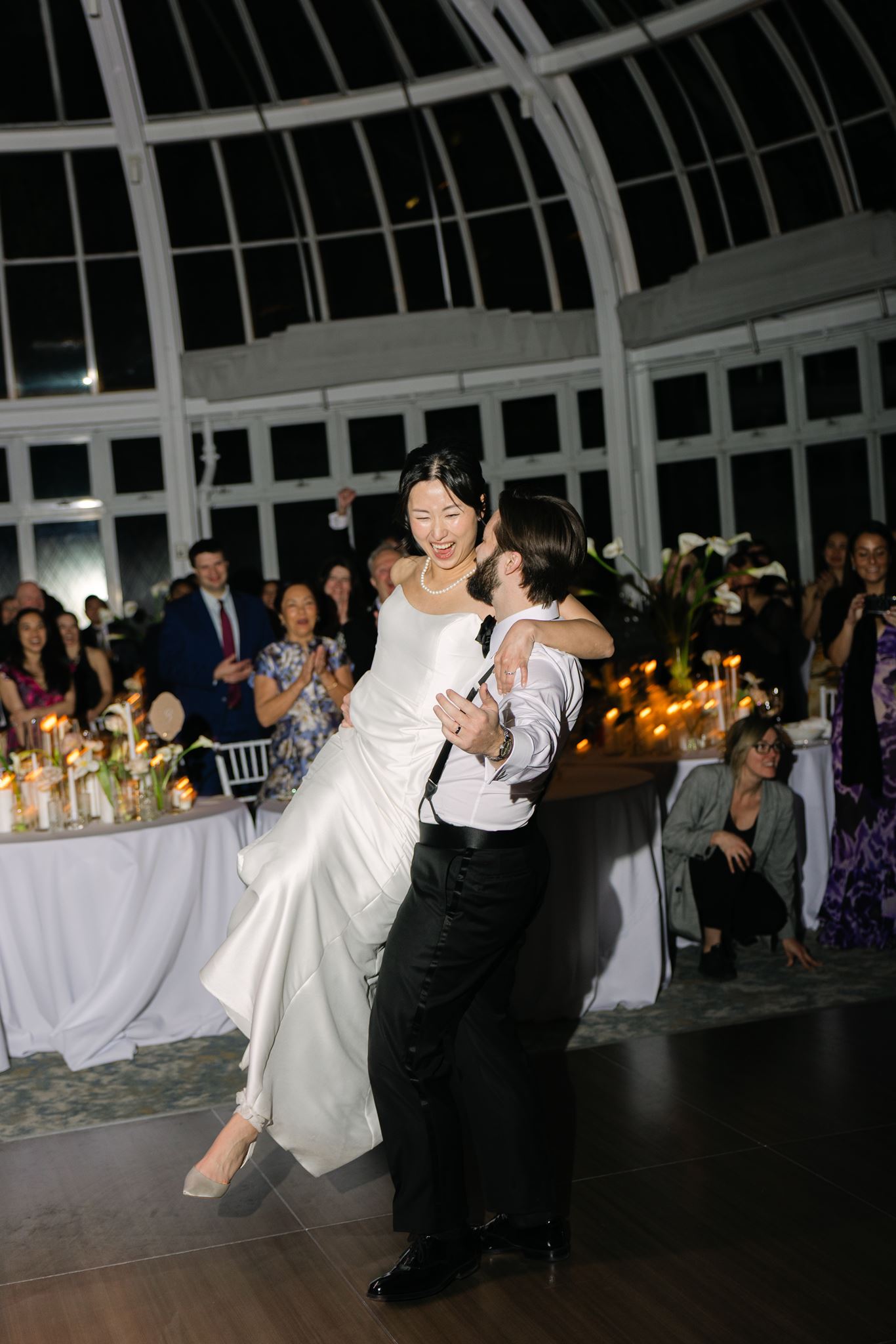 Wedding reception at brooklyn botanic garden