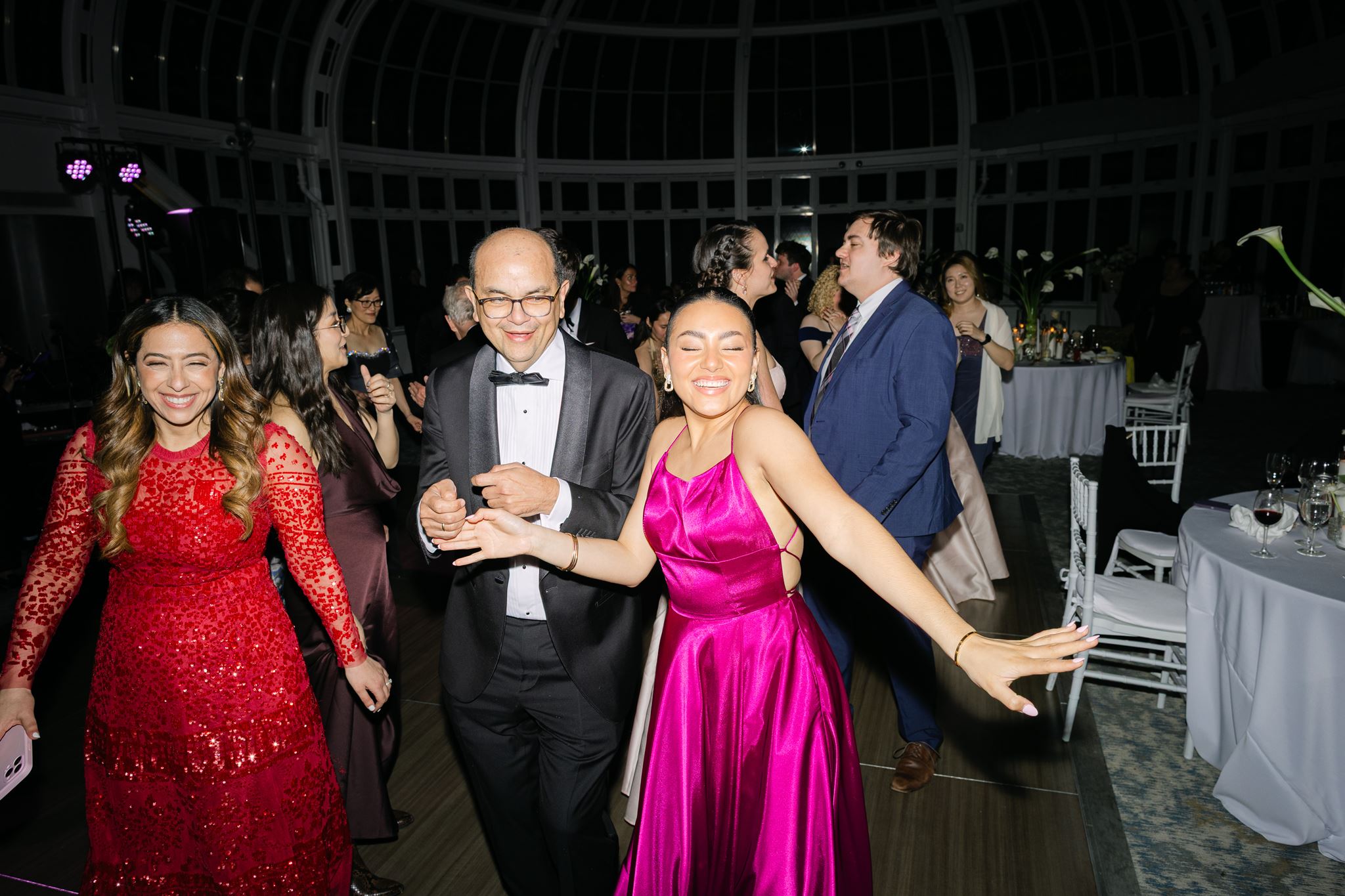 Wedding reception at brooklyn botanic garden