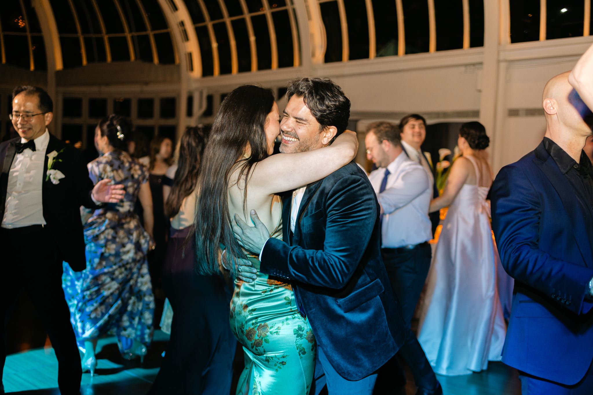 Wedding reception at brooklyn botanic garden