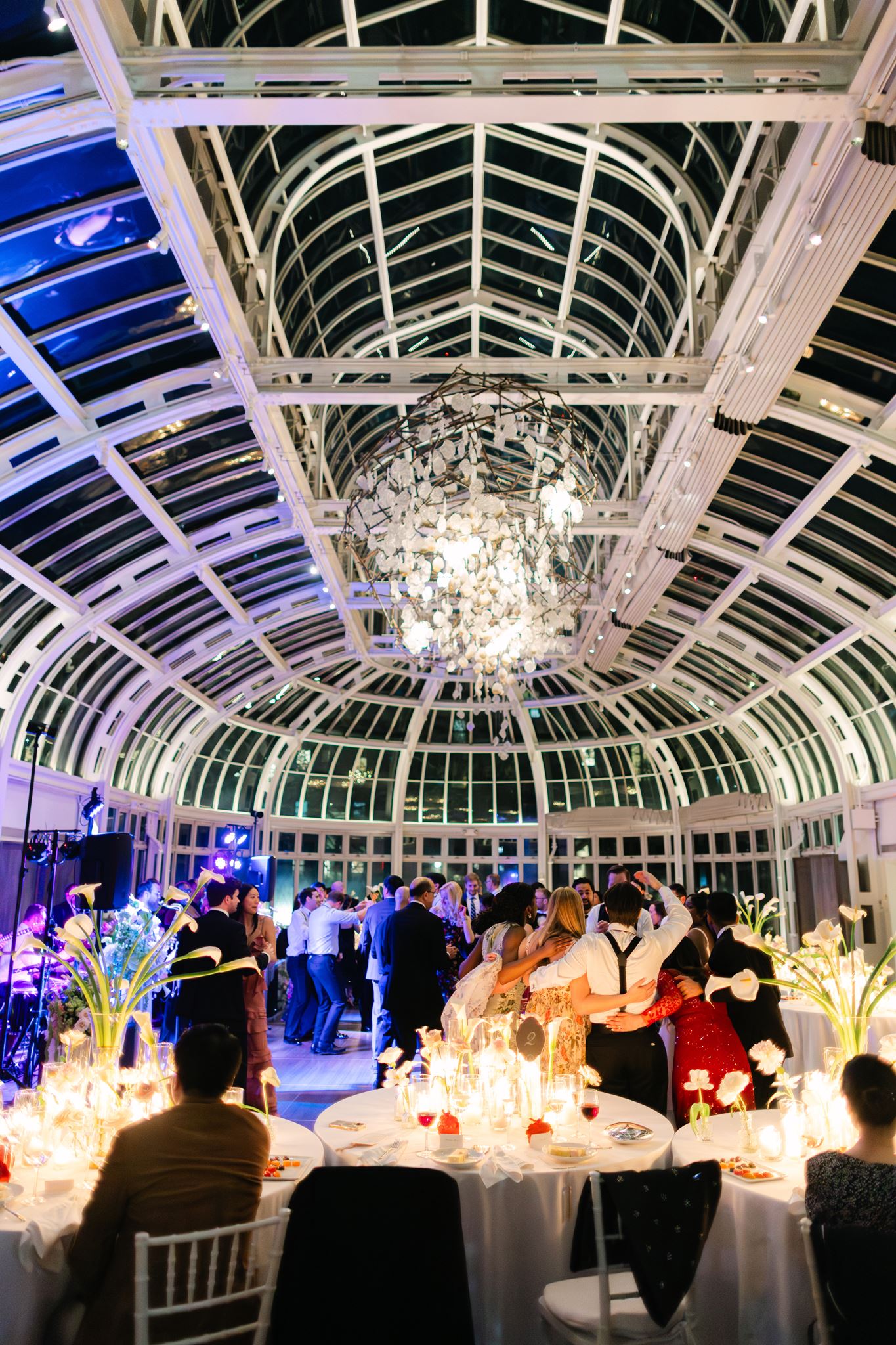 Wedding reception at brooklyn botanic garden