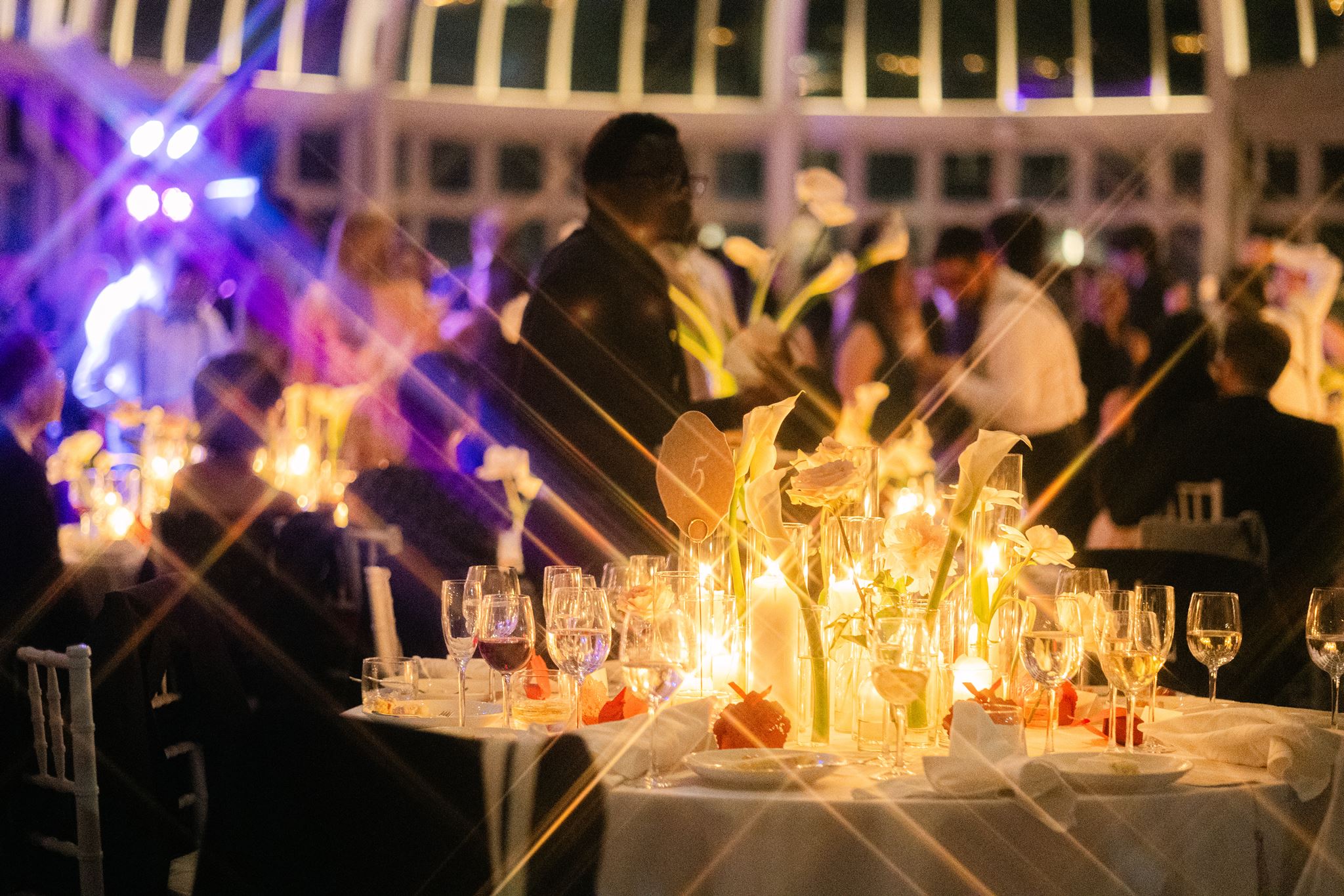 Wedding reception at brooklyn botanic garden