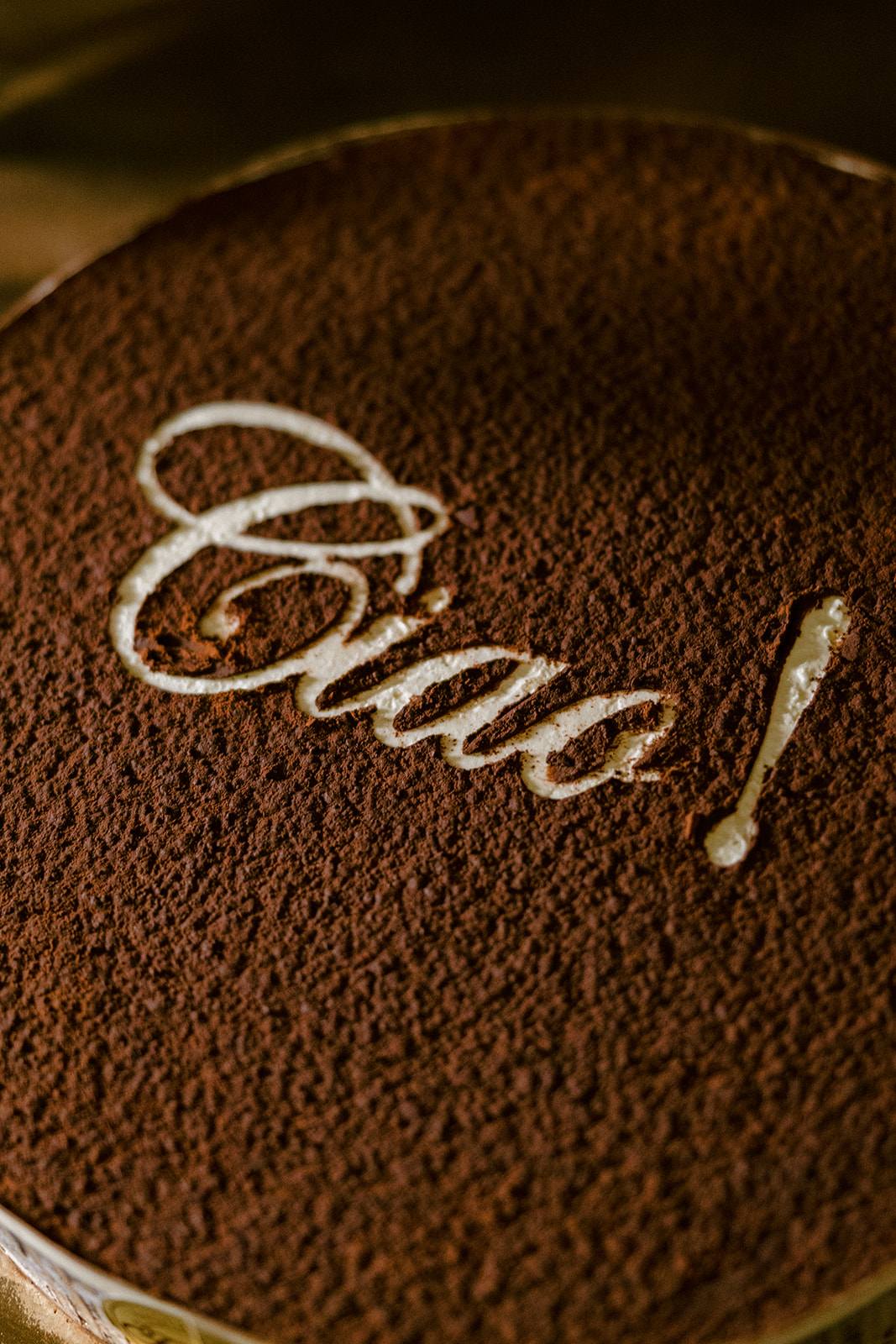 Tiramisu wedding cake