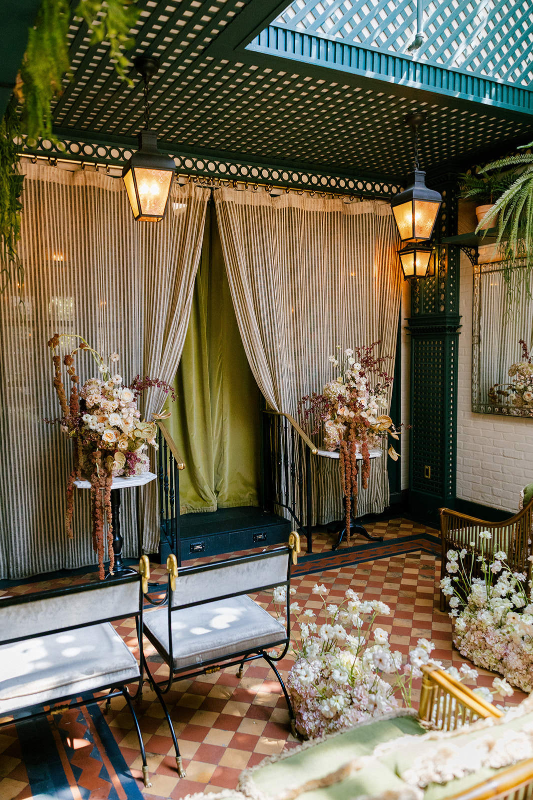 Wedding ceremony at Hotel Chelsea in NYC
