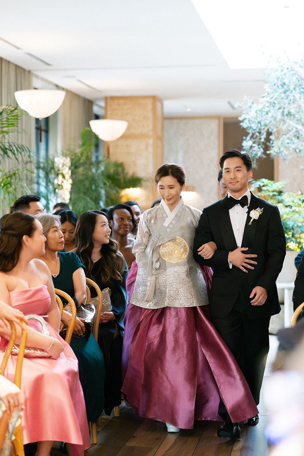 Wedding ceremony at the mirador restaurant in dallas texas