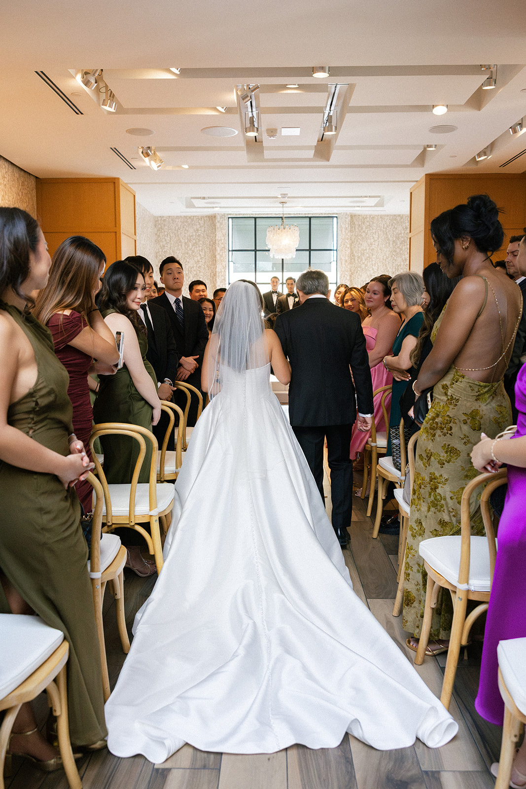 Wedding ceremony at the mirador restaurant in dallas texas