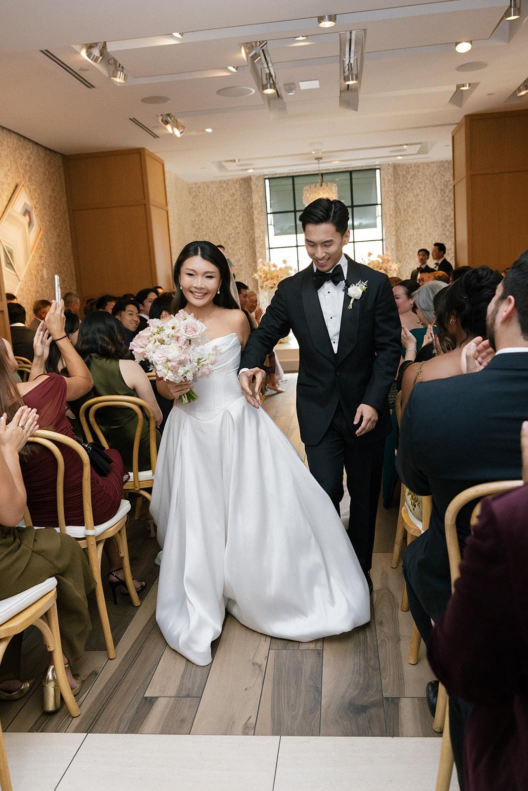 Wedding ceremony at the mirador restaurant in dallas texas